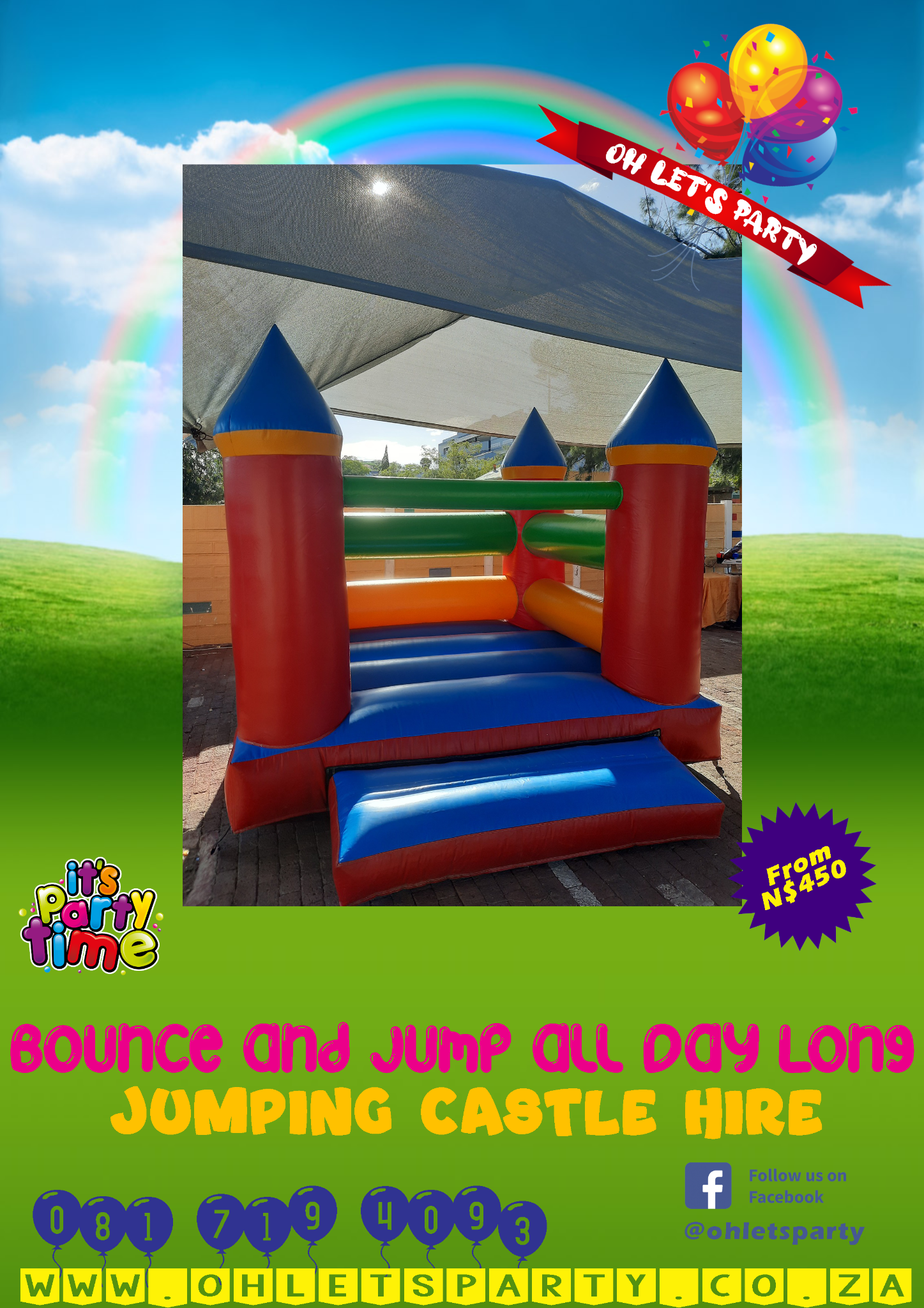 Jumping castle at an event